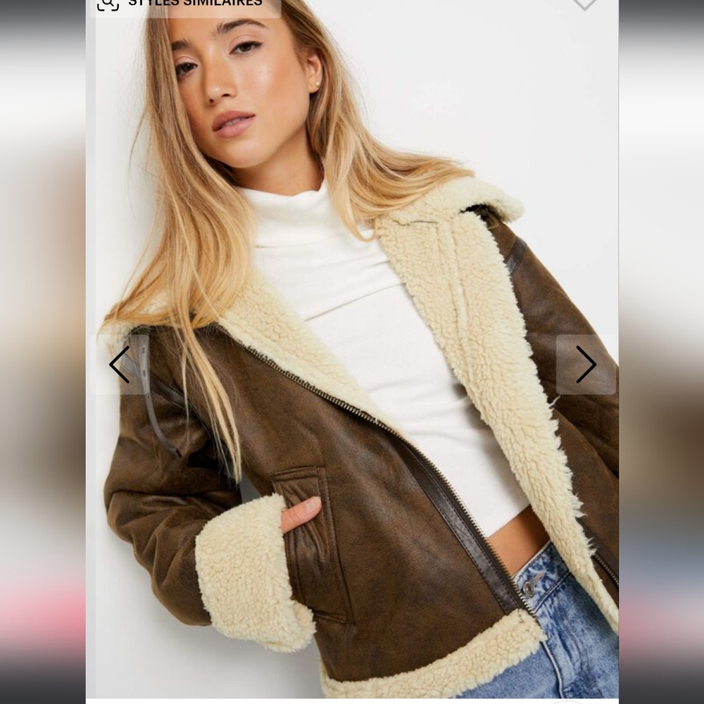 Shearling coat